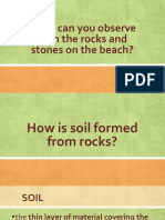 What Can You Observe With The Rocks and Stones On The Beach?