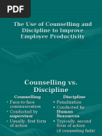 The Use of Counselling and Discipline To Improve Employee Productivity