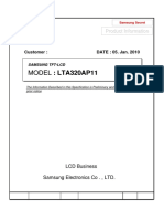 Panel Data - SAMSUNG - LTA320AP11 - 0 PDF