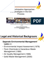 Public Participation Approaches in the Philippines EIA Process