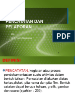 PENCATATAN DAN PELAPORAN LAB