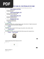 How Google Ads Work Learn About Display Ads Learn About Video Ads Promote Your App Google