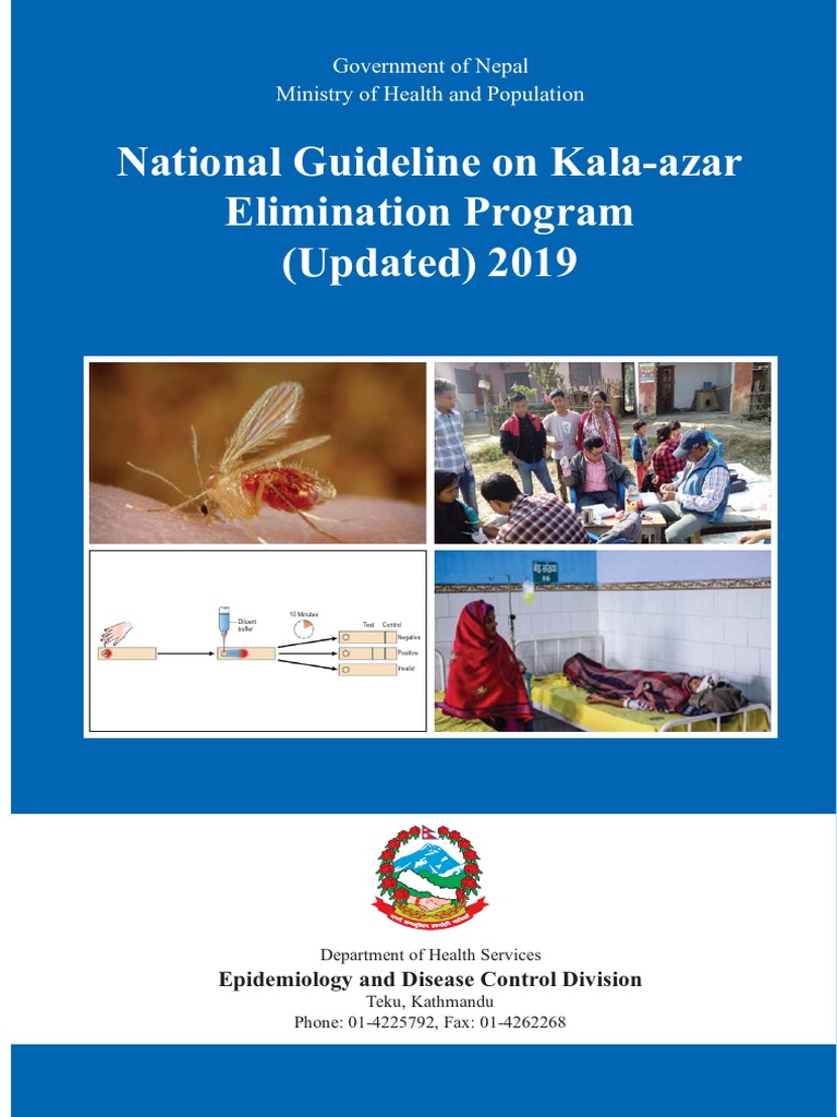 National Guideline On Kala Azar Elimination Program 2019 PDF | PDF ...