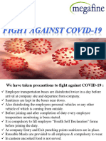 Fight Against COVID-19 - Megafine Precaution Measures
