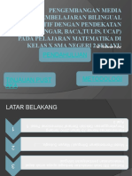 An Media Pembelajaran Bilingual Interaktif Dengan Pendekatan Dbtu (Dengar