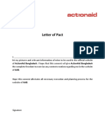 Letter of Pact