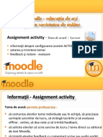 Utilizare Activitate - Moodle TEMA PDF