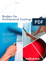 Binders For: Architectural Coatings