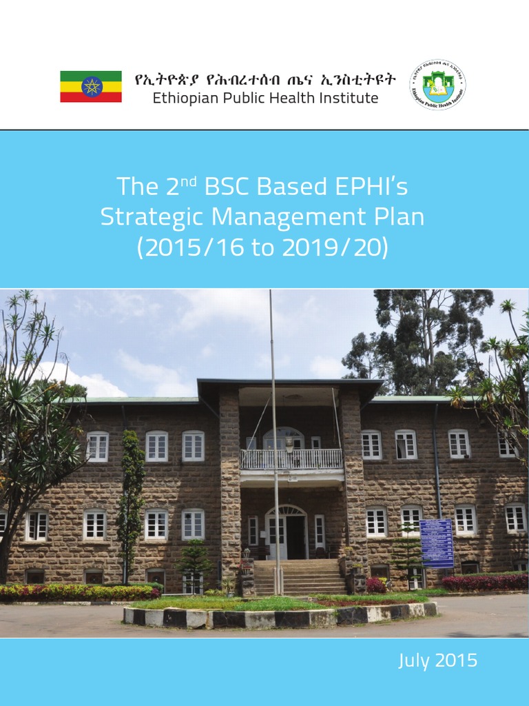 EPHI Strategic Management Plan 2015-2020 | PDF | Wash | Public Health