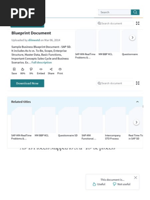 SAP SD, FI,MM and PP Business Blueprint Document _ Depreciation _ Accounts Payable