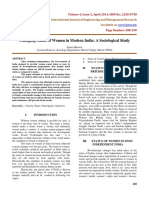 ChangingStatusOfWomenInModernIndiaASociologicalStudy (288-290) Sociology PDF