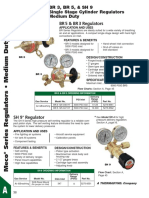 BR3 - BR5 - SH9 - Single - Stage - Cylinder - Regulators - Medium - Duty - Air, Breathin PDF