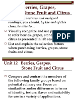 Day 5 - Berries, Stone Fruit, Citrus, Bananas, Melons
