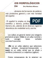 Sufijación y Prefijación PDF