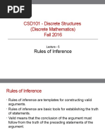 CSD101 - Discrete Structures (Discrete Mathematics) Fall 2016