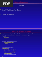 Object: The Father of All Classes Casting and Classes: More On Inheritance