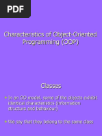 Basic Characteristics of OOP