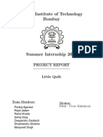 IIT Bombay internship report on Little Quilt language