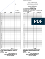 Civil Service Form 48 Daily Time Record