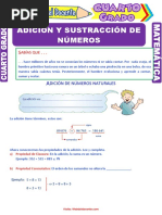 Ejercicios de La Sustraccion para Cuarto de Primaria | PDF ...