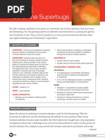 Rise of The Superbugs: Purpose