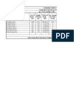 13 - VENTILATION (LH) LOAD CALCULATION Table No. 13