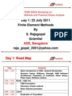 NAFEMS INDIA Workshop on Finite Element Methods and Practical Stress Analysis