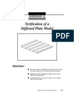 Verification of A Stiffened Plate Model