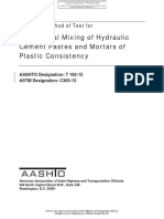 2011 - Standard Practice For Mechanical Mixing of Hydraulic Cement Pastes and Mortars of Plastic Consistency