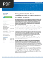 Outlook Banking System Outlook Update Morocco 27Apr20
