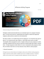 6 Key Elements of An Effective Safety Program: Safety Products Inc Blog