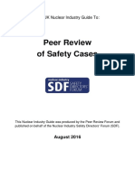 Peer Review of Safety Cases: The UK Nuclear Industry Guide To