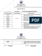 Bustos District Individual Workweek Plan Filipino
