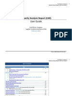 Capacity Analysis Report (CAR) : User Guide
