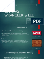 Presentation On Levis Wrangler & Lee