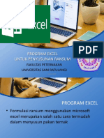 Formulasi Pakan With Excel - Solver