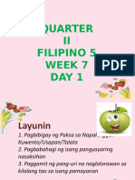 Filipino 5 Week 7