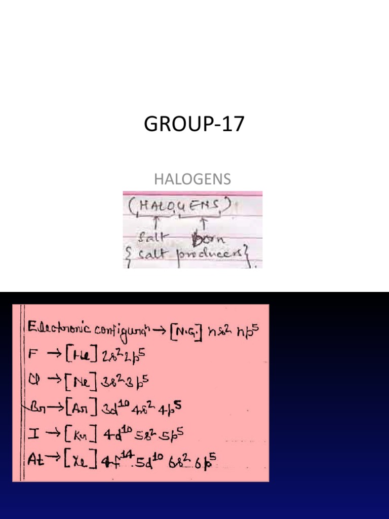 Halogens: Sea as a Key Source | PDF