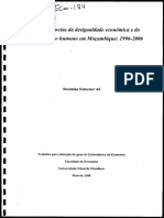 2008 - tendencias do indice do desenvolvimento humano de mocambique