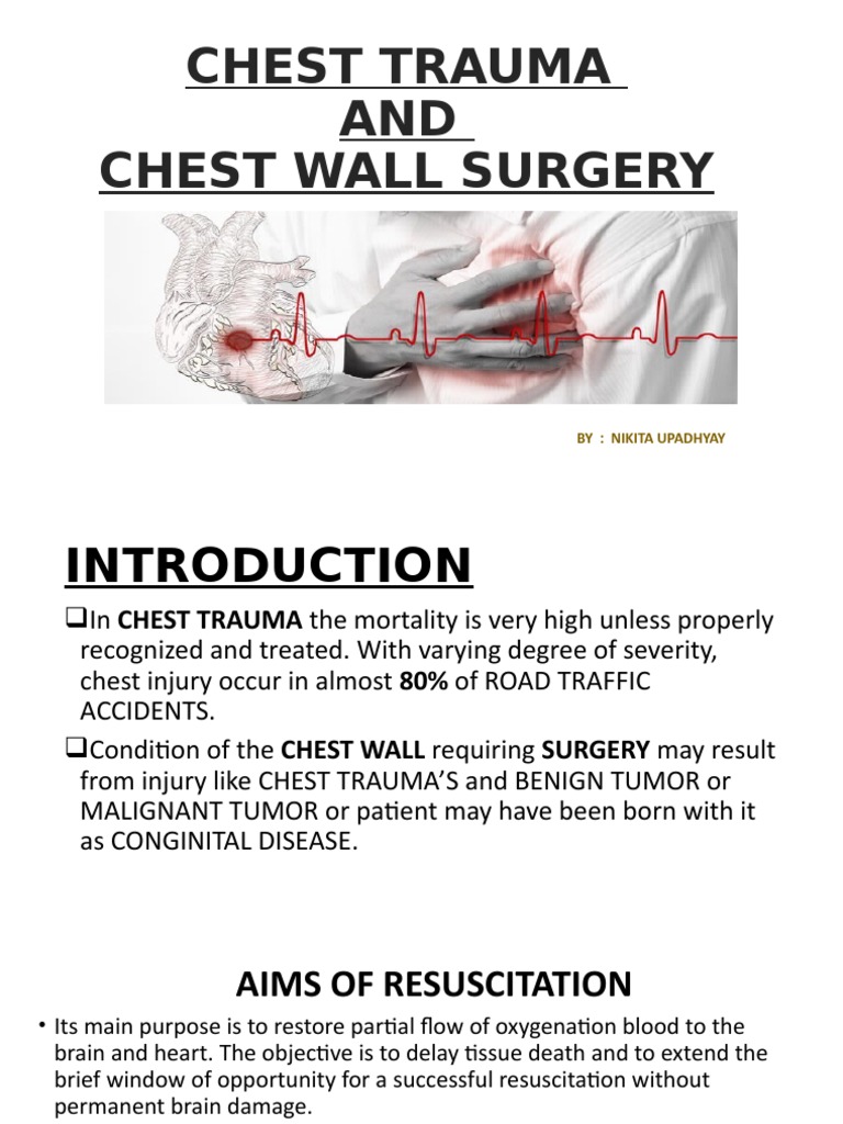 Chest Trauma Management and Surgery | PDF | Thorax | Lung