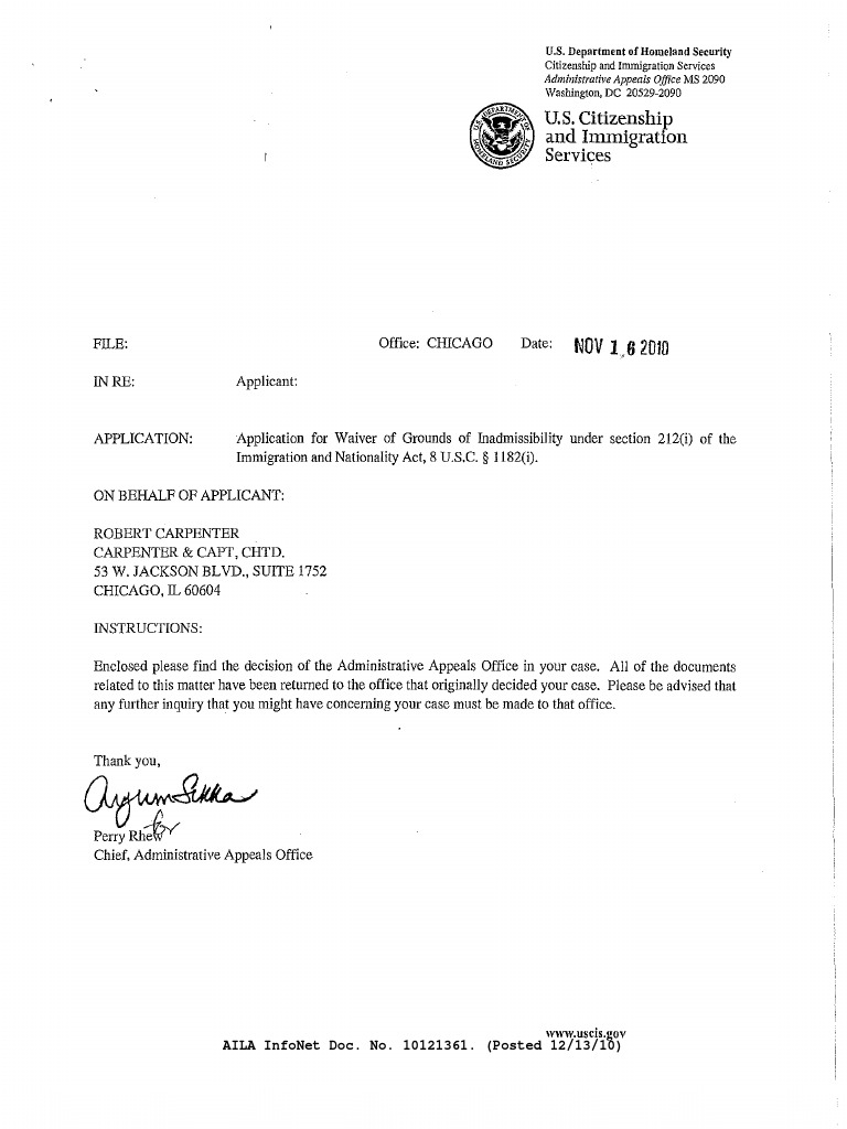 Ina 212 Charges List _ Eligibility for Relief: Waivers Under INA § 212 ...