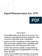 Equal Remuneration Act