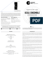 Oculi Ensemble Programme