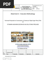 CFA Piling Standard Work Procedure | PDF | Deep Foundation ...