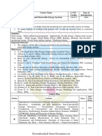 EE367 New and Renewable Energy Systems