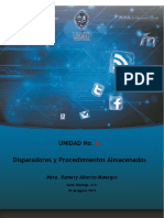 Unidad 6 Disparadores y Procedimientos Almacenados