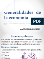 Generalidades de La Economía