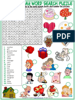 Mothers Day Vocabulary Esl Word Search Puzzle Worksheet For Kids