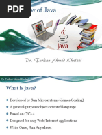 Overview of Java: Dr. Turkan Ahmed Khaleel