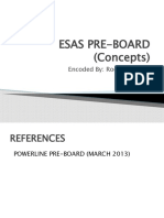 Esas Pre-Board (Concepts) : Encoded By: Rodney Fausto
